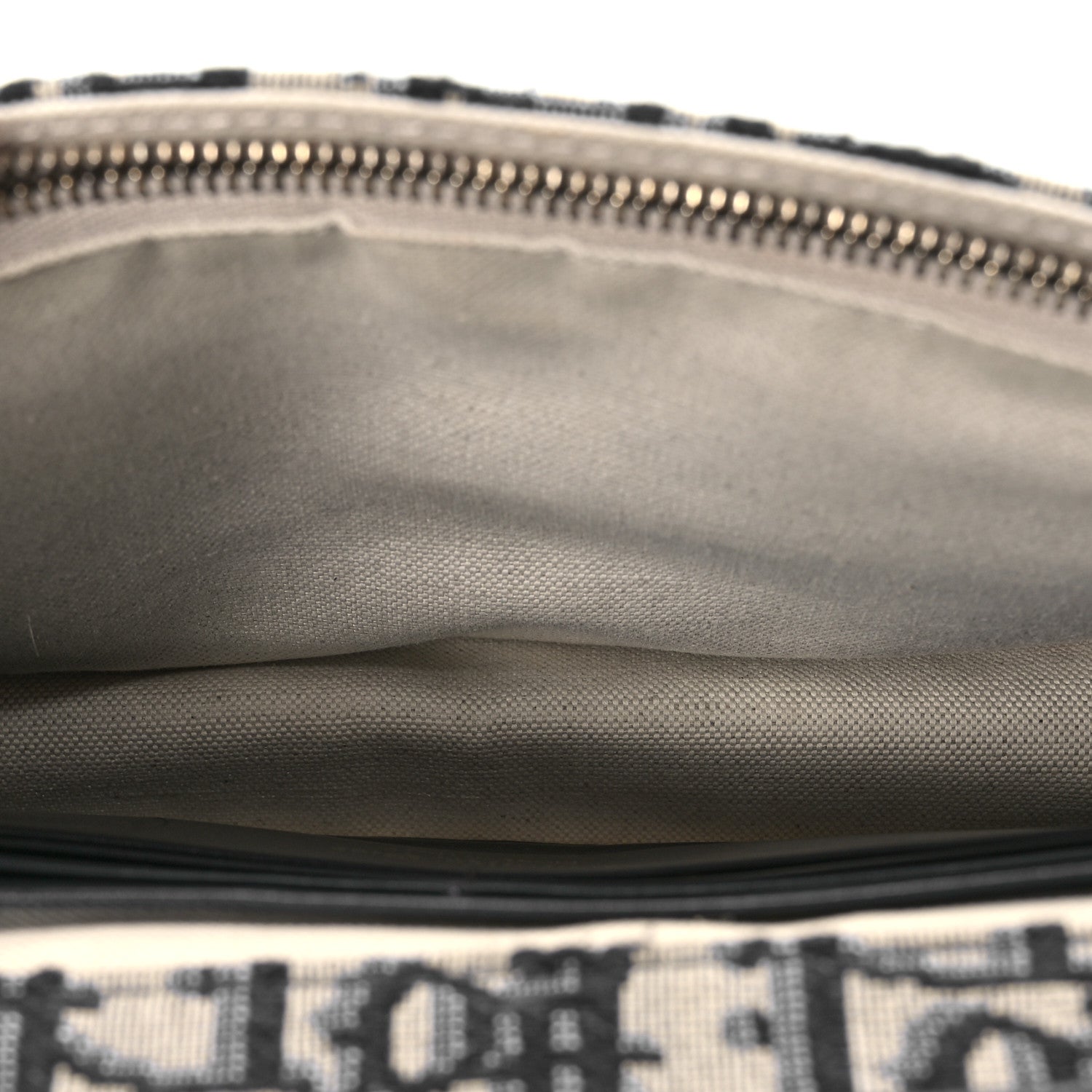 Christian Dior Oblique Saddle Chain Pouch Blue 5 of 12