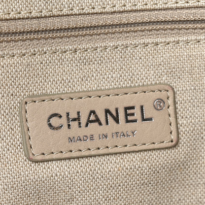 Chanel Mixed Fibers Small Deauville Tote Light Blue 7 of 12