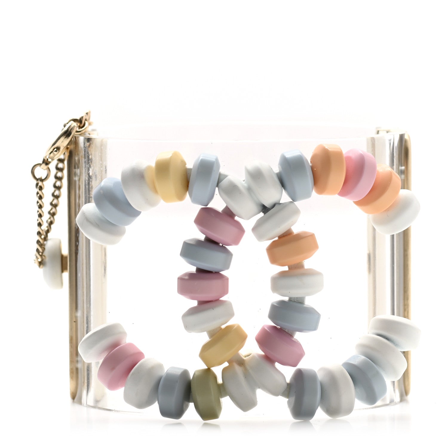 Chanel Lucite CC Sweetie Candy Cuff Multicolor 1 of 6