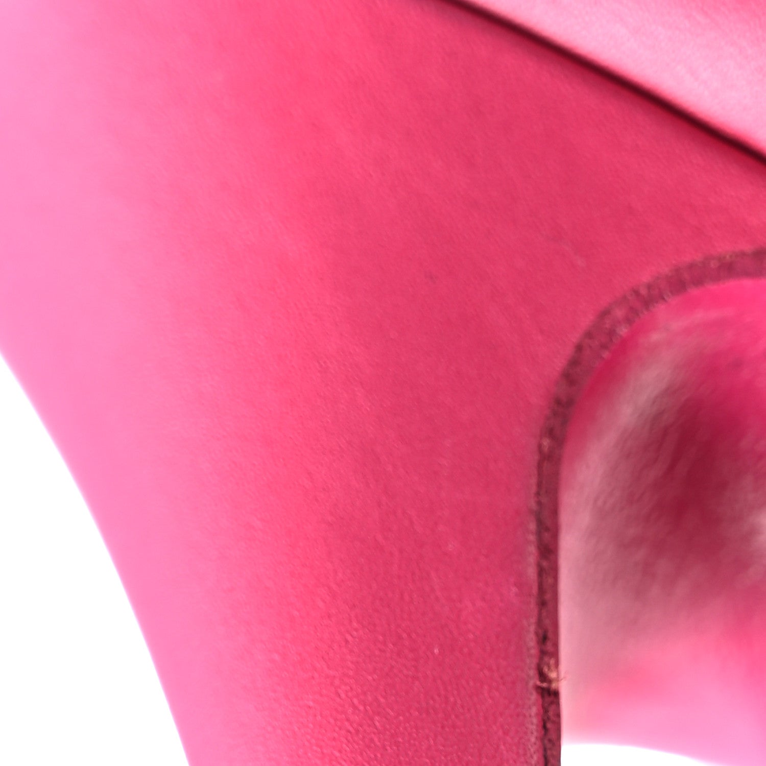 Saint Laurent Calfskin Tribute 105 Platform Sandals 38 Fuchsia 12 of 19