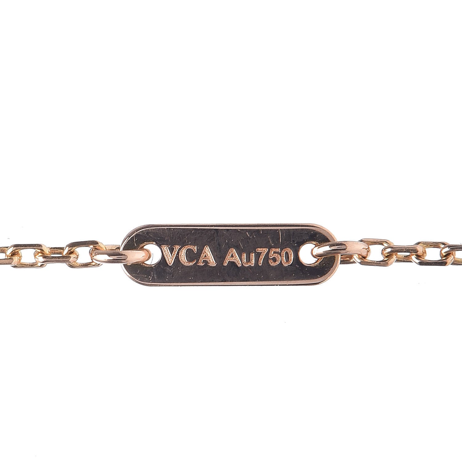 Van Cleef & Arpels 18K Rose Gold Carnelian Sweet Alhambra Bracelet 4 of 6