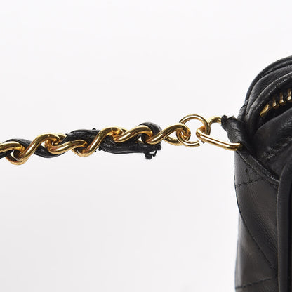 Chanel Lambskin Quilted Tassel Camera Case Pouch Black 14 of 14