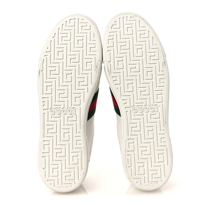 Gucci Ultralight Plume Calfskin Web Womens Ace Platform Sneakers 41 White 7 of 12