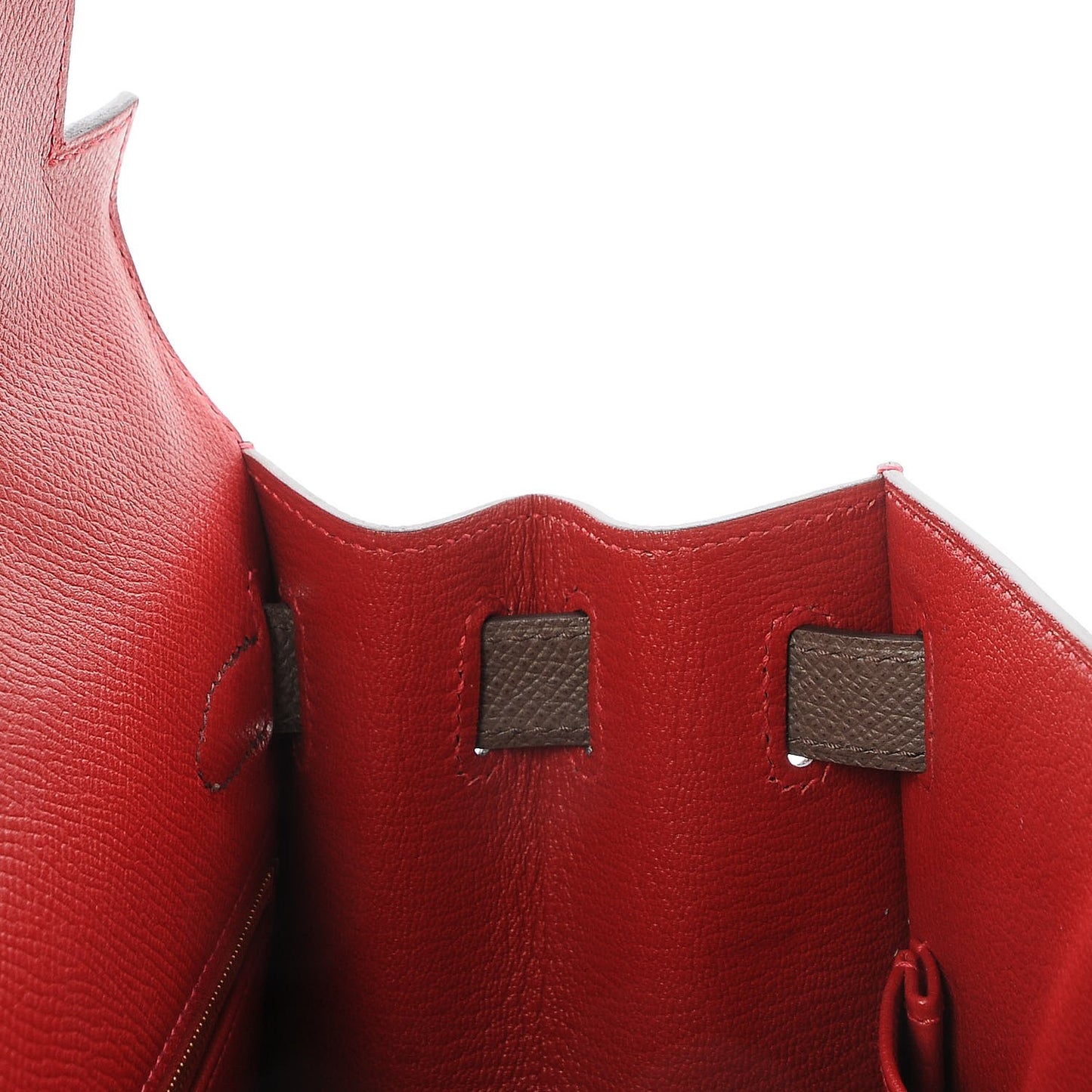 Epsom Horseshoe Kelly Sellier 28 Rouge Casaque Etain
