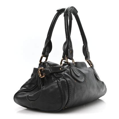 Chloe Calfskin Medium Paddington Satchel Bleu Nuit 3 of 10