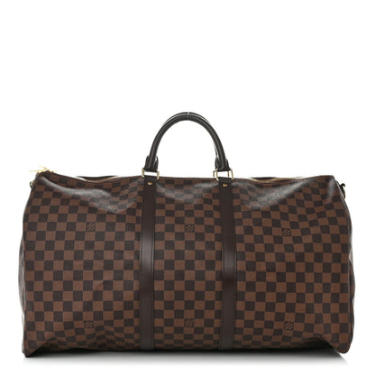 Louis Vuitton Damier Ebene Keepall Bandouliere 55 1 of 9