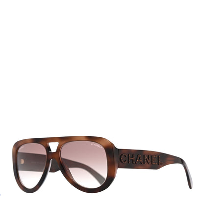 Chanel Resin Sunglasses 5423-B Brown 1 of 7