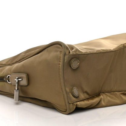 Prada Tessuto Nylon Shopping Tote Green 9 of 12