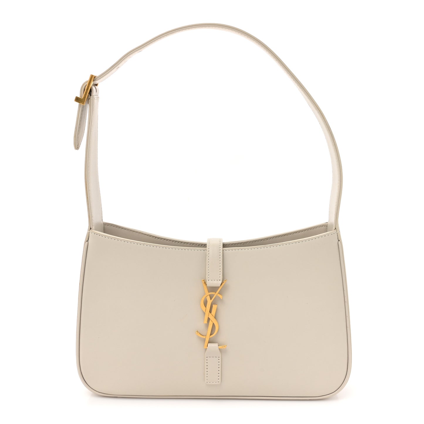 Smooth Calfskin Le 5 A 7 Hobo Blanc Vintage