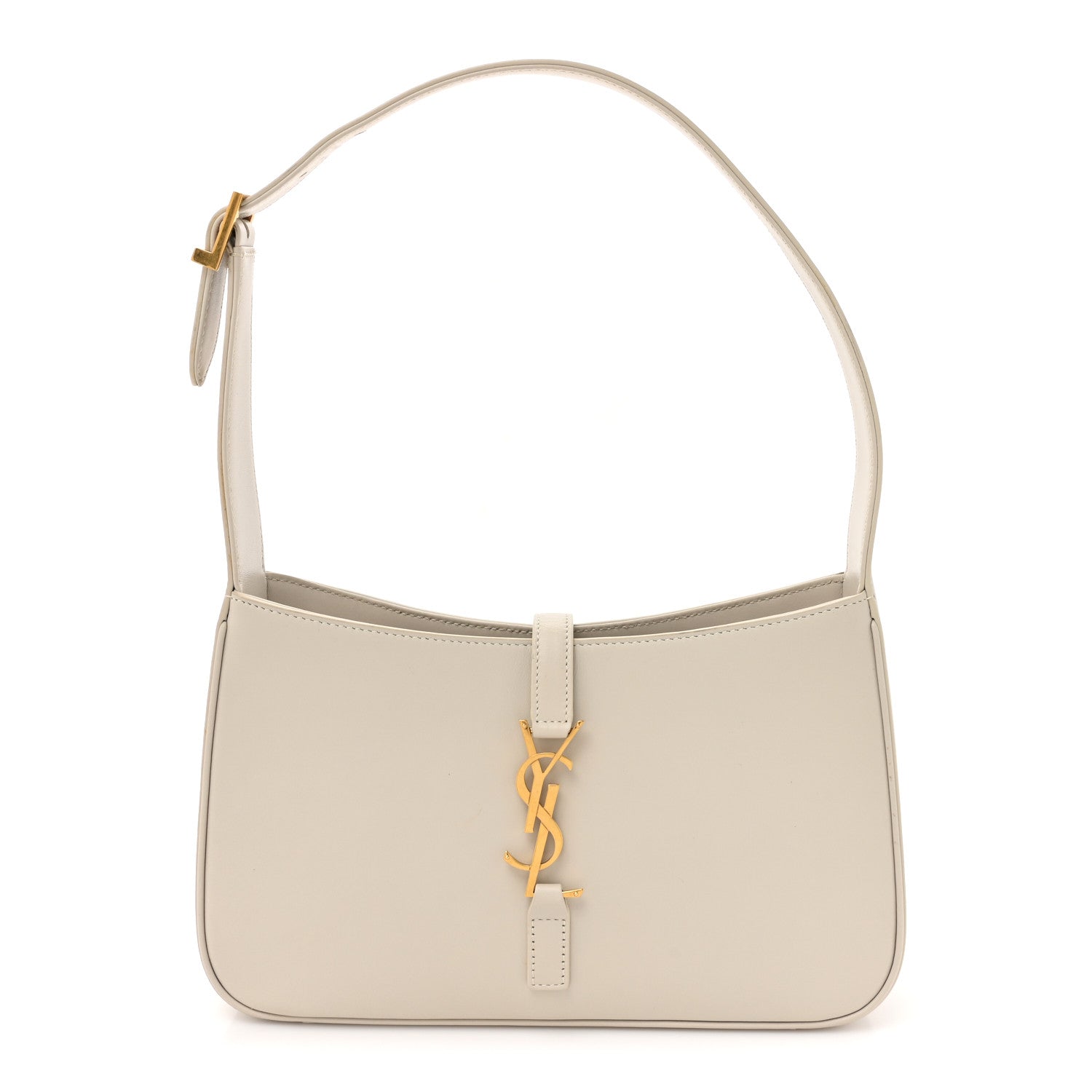 Saint Laurent Smooth Calfskin Le 5 A 7 Hobo Blanc Vintage 1 of 13
