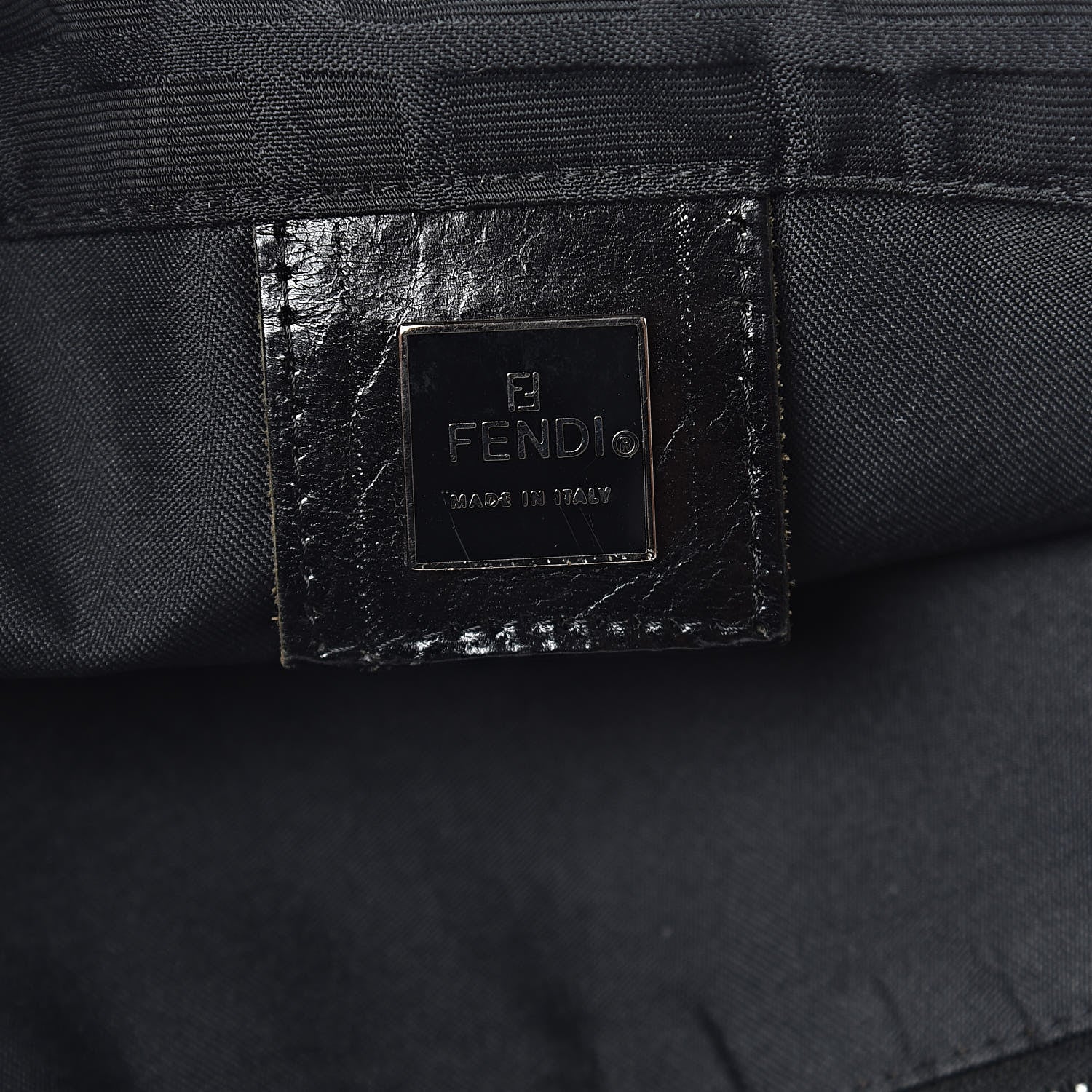 Fendi Zucca Tote Black 6 of 10