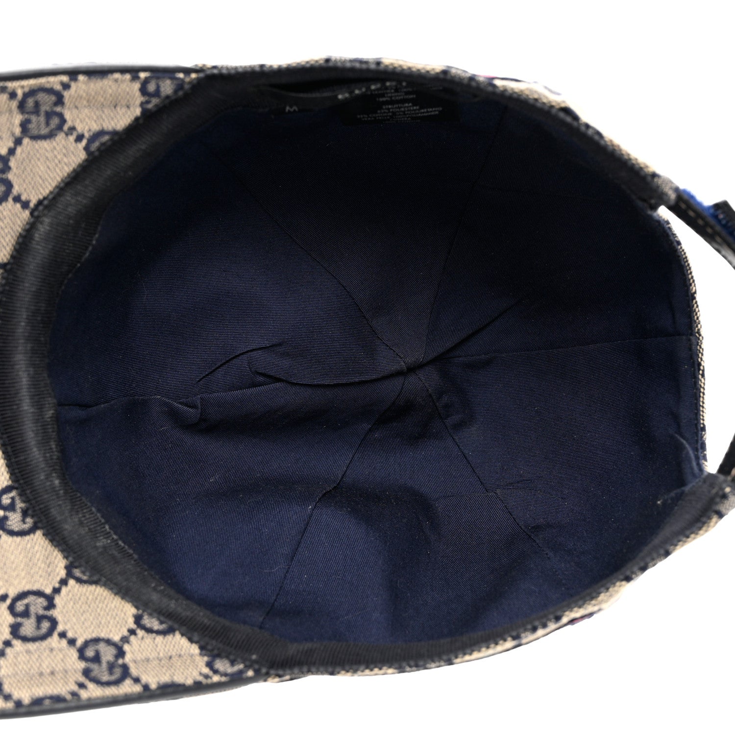 Gucci Monogram Web Baseball Hat M Beige Blue 7 of 13