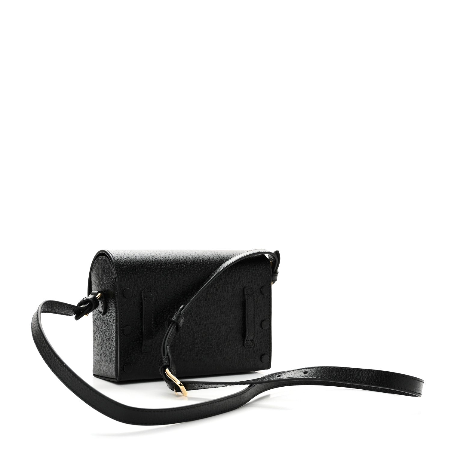Gucci Calfskin Horsebit 1955 Shoulder Bag Black 3 of 10