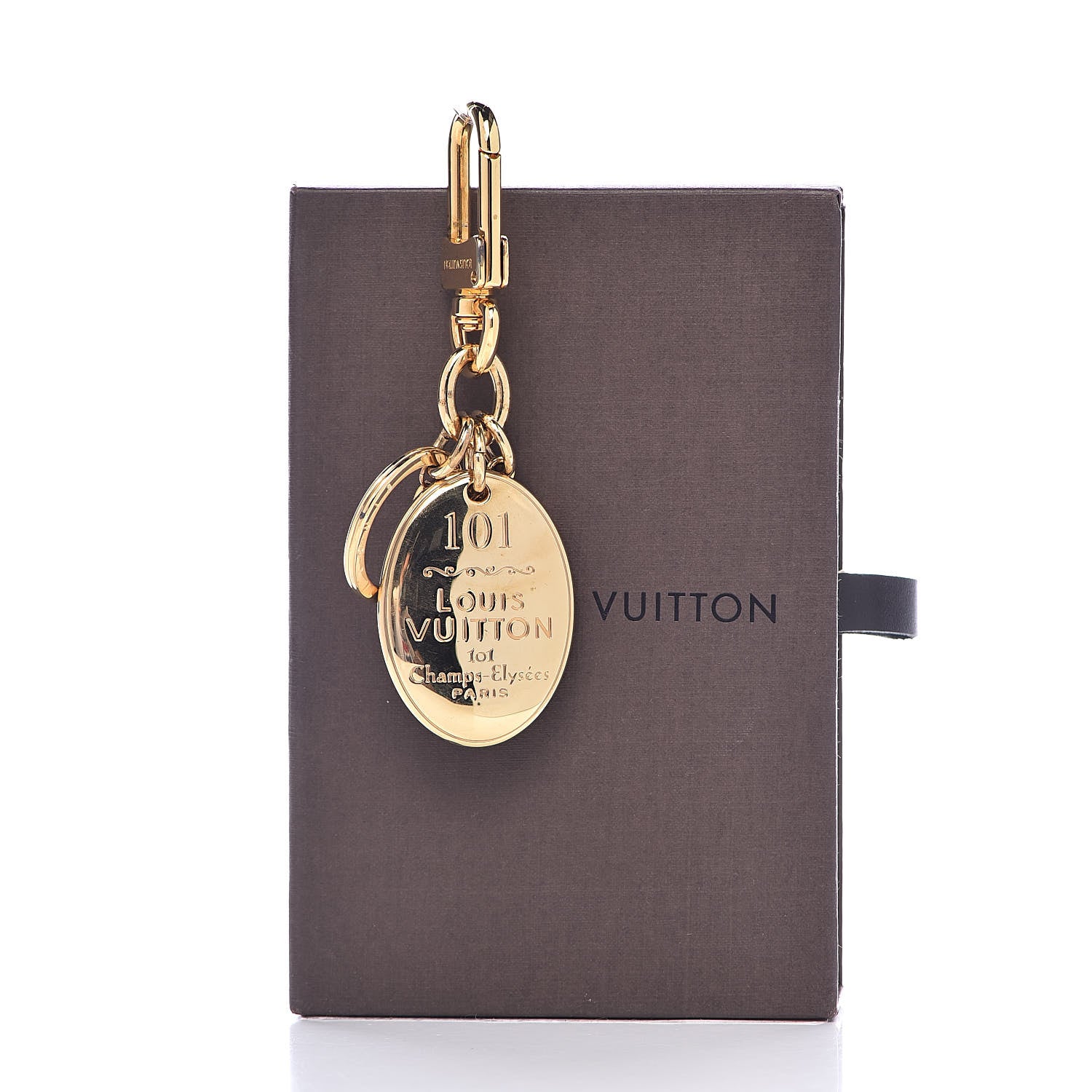 Louis Vuitton 101 Champs Elysees Maizeon Key Charm Gold 3 of 3