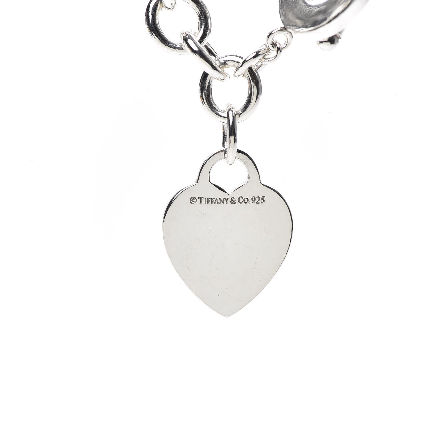Tiffany Sterling Silver Heart Tag Toggle Necklace 4 of 4