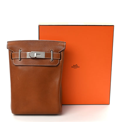 Hermes Natural Barenia Faubourg Hac A Dos PM Backpack Fauve 12 of 12
