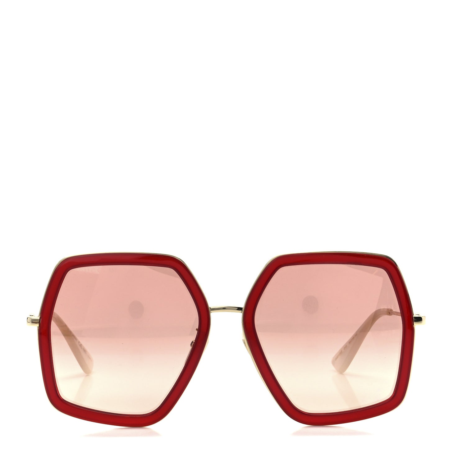 Acetate Oversize Square Frame GG0106S Red