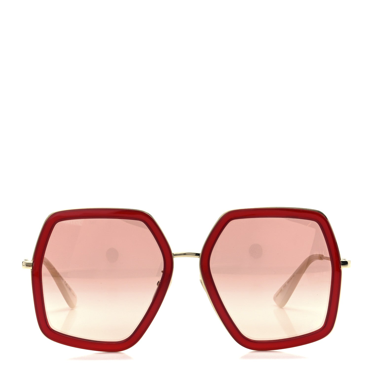 Gucci Acetate Oversize Square Frame GG0106S Red 2 of 8