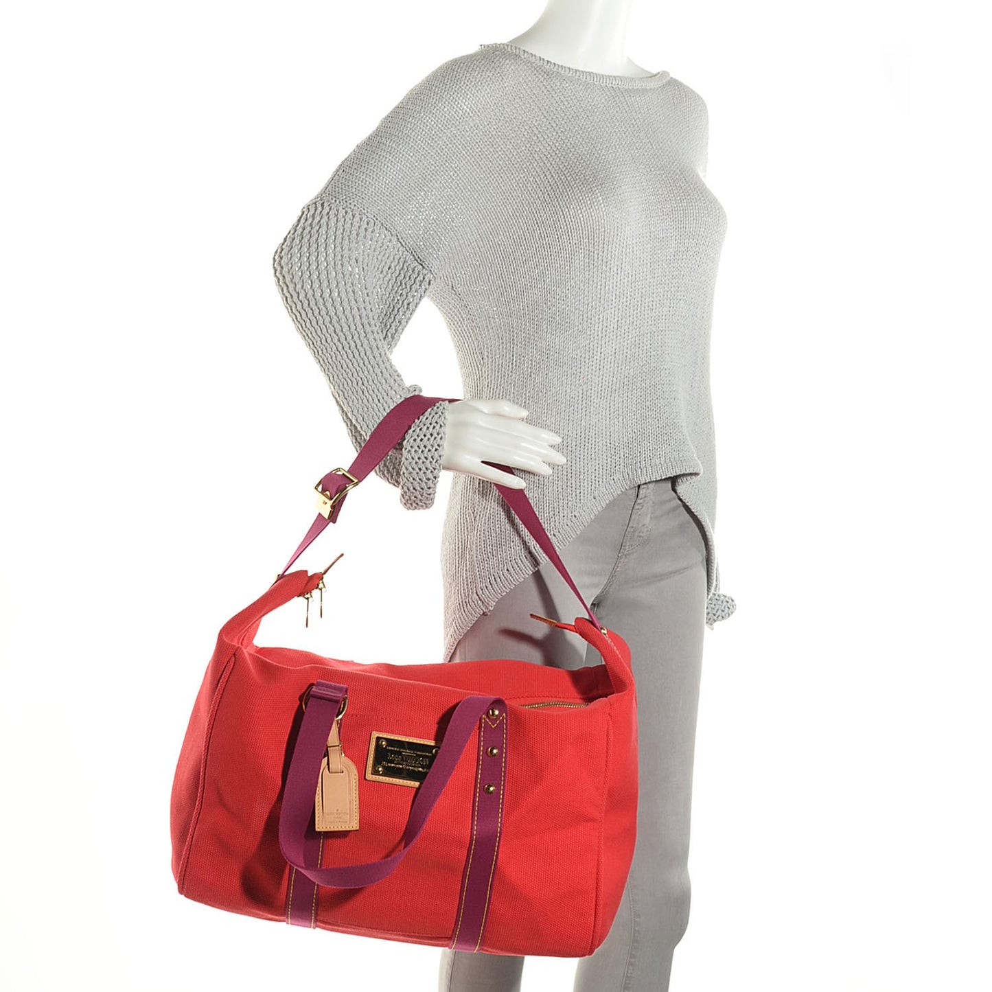 Toile Antigua Cabas GM Red