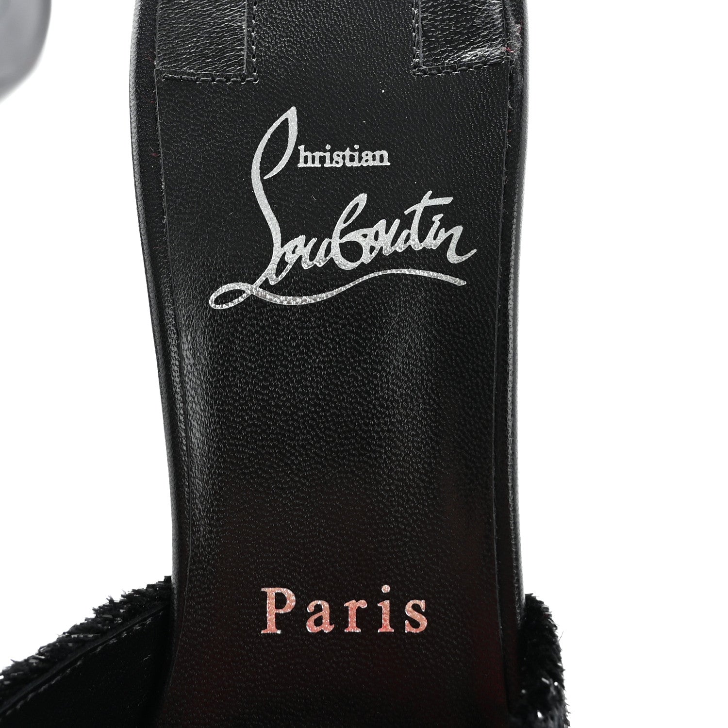 Christian Louboutin Velvet Me Dolly 100 Sandals 36 Black 8 of 8