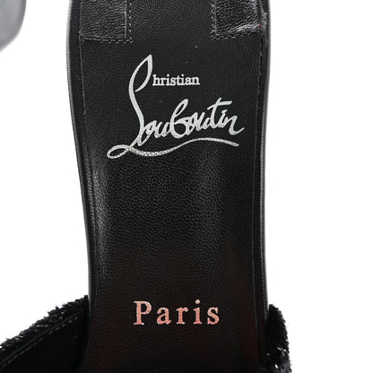 Christian Louboutin Velvet Me Dolly 100 Sandals 36 Black 8 of 8