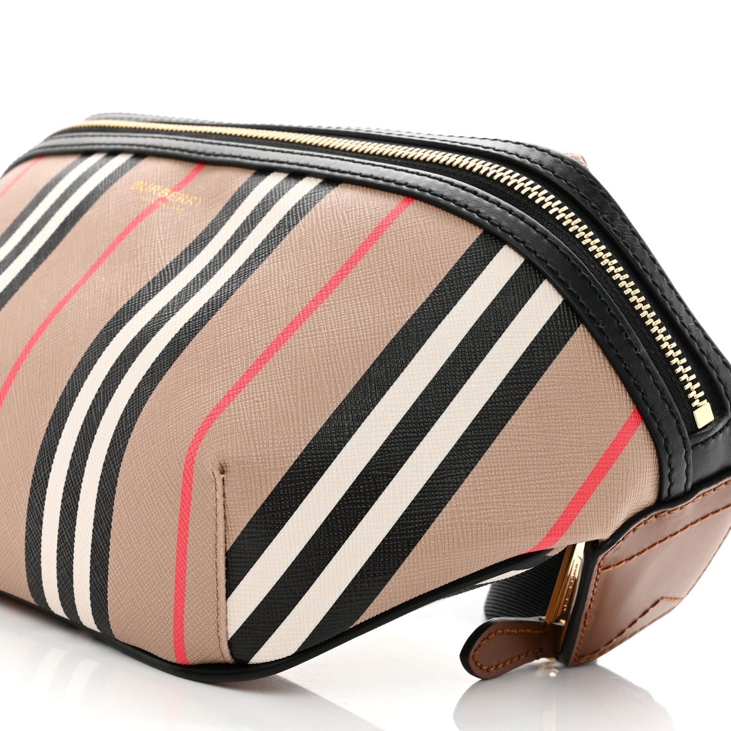 E-Canvas Icon Stripe Sonny Bum Bag Archive Beige