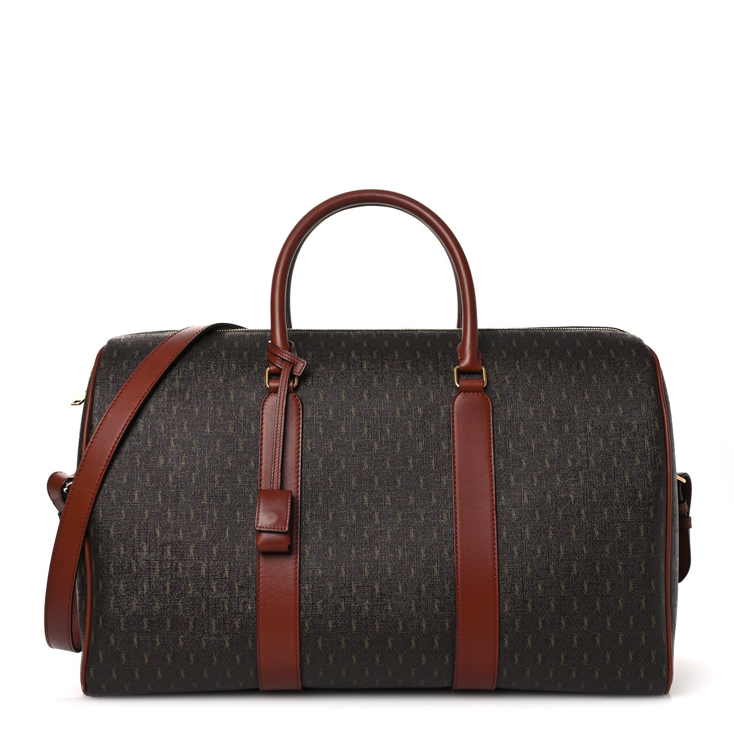 Canvas Smooth Calfskin Le Monogramme 48H Duffle Chestnut