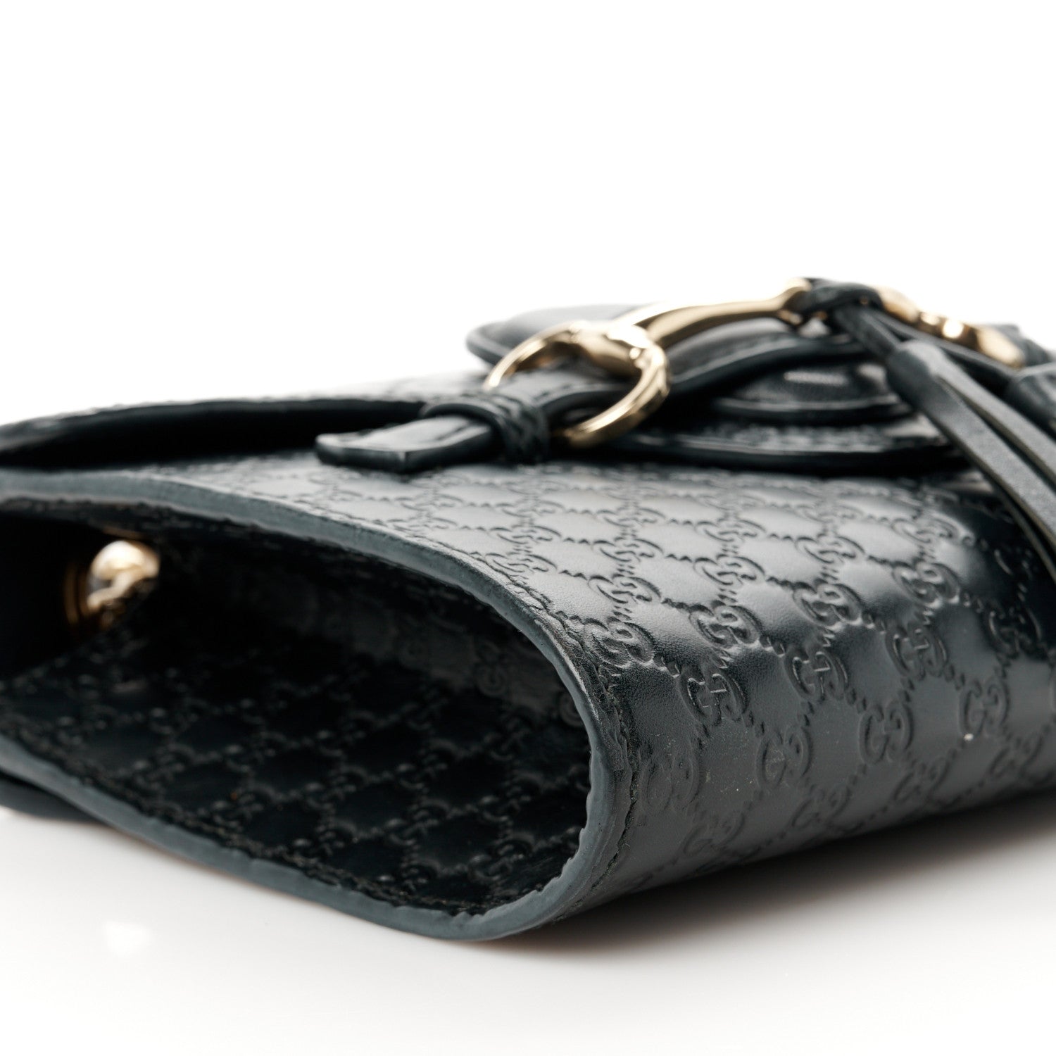 Gucci Microguccissima Mini Emily Shoulder Bag Black 9 of 10