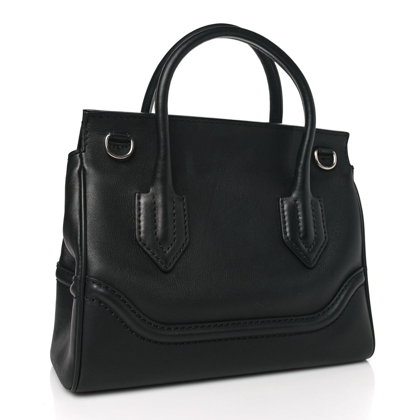 Calfskin Medium Palazzo Empire Bag Black