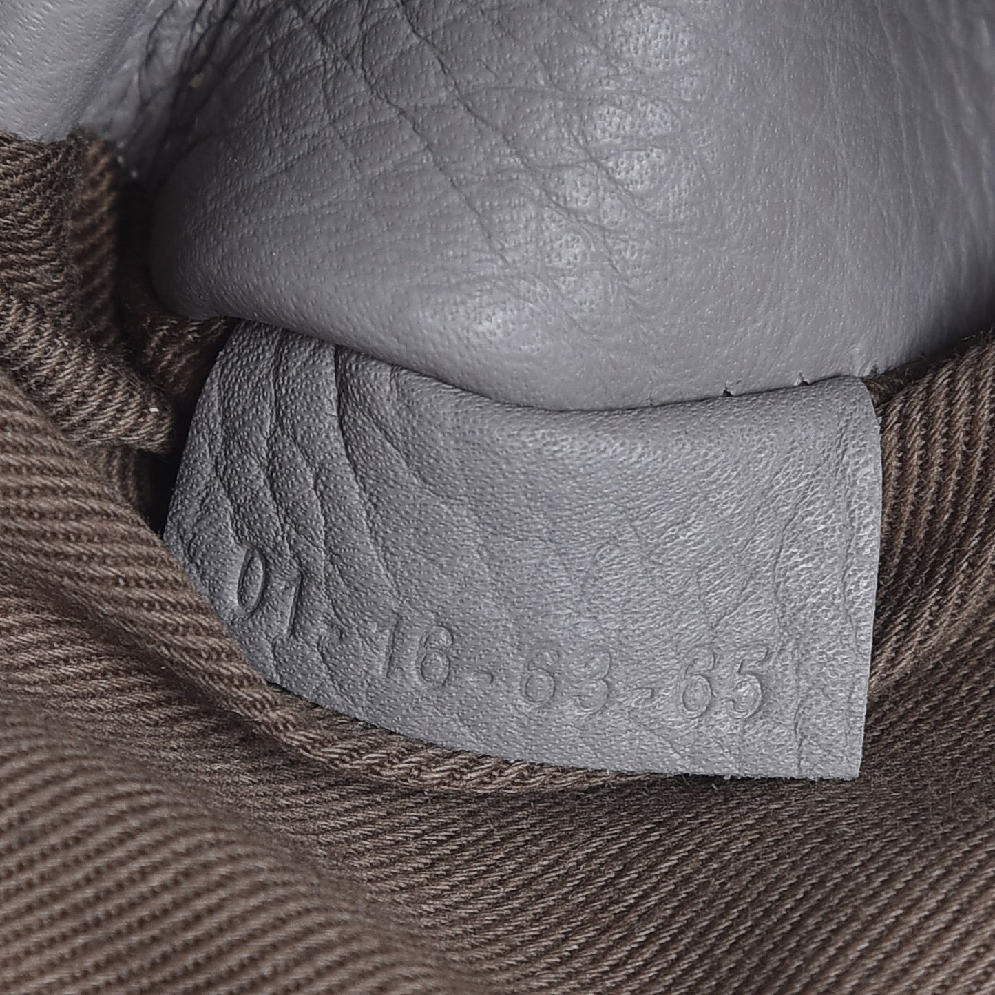 Calfskin Medium Marcie Round Crossbody Bag Cashmere Grey