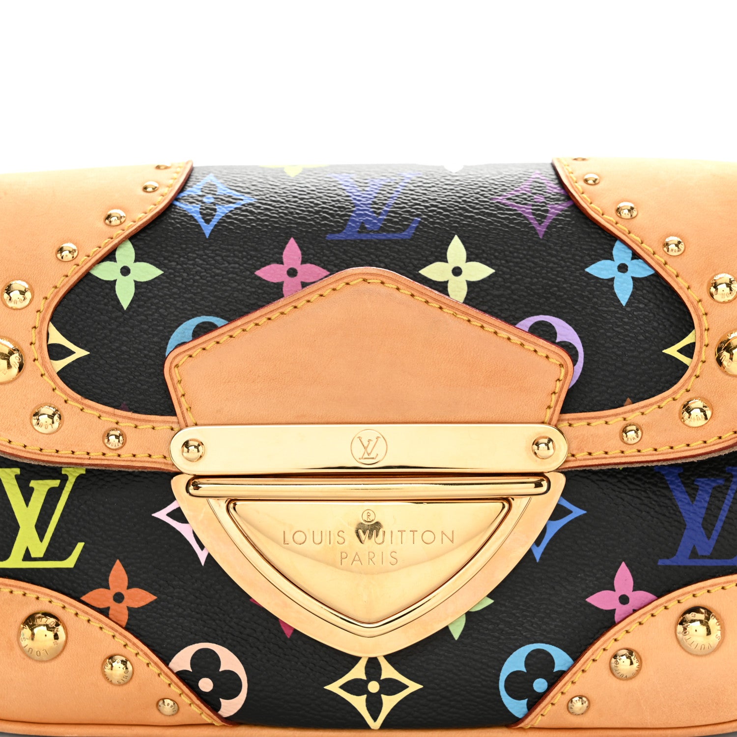 Louis Vuitton Monogram Multicolor Marilyn Black 8 of 12