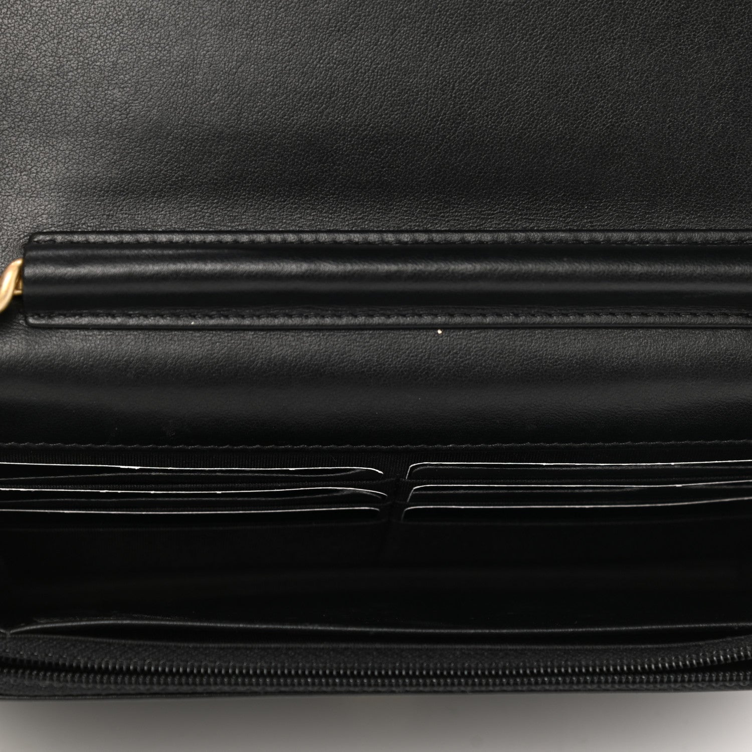 Chanel Caviar Quilted Boy Wallet On Chain WOC Black 8 of 29