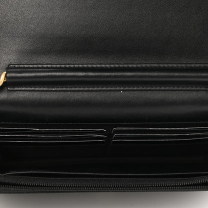 Chanel Caviar Quilted Boy Wallet On Chain WOC Black 8 of 29