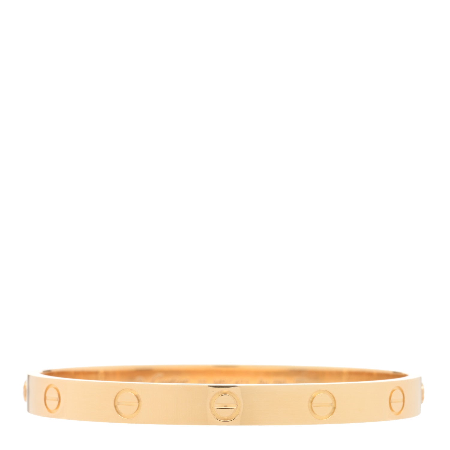 Cartier 18K Yellow Gold LOVE Bracelet 17 1 of 5