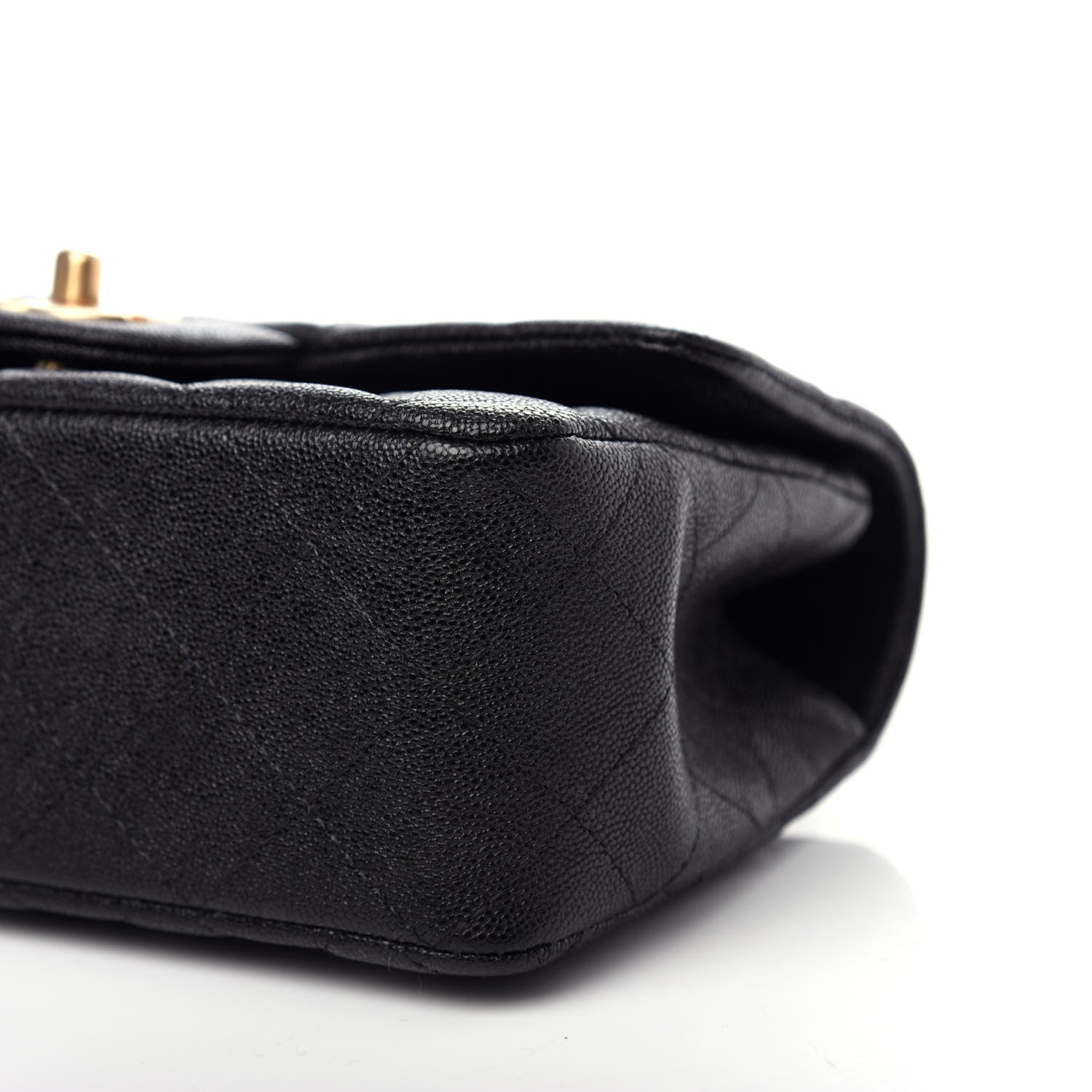 Chanel Caviar Quilted Mini Top Handle Rectangular Flap Black 9 of 10