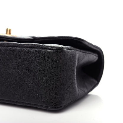 Chanel Caviar Quilted Mini Top Handle Rectangular Flap Black 9 of 10