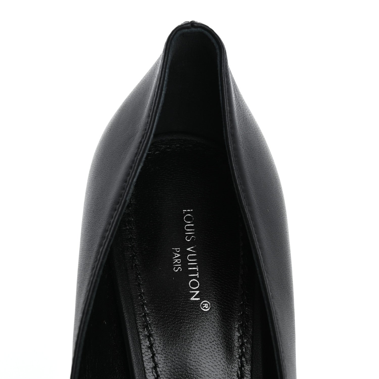 Louis Vuitton Lambskin Sparkle Pumps 38.5 Black 8 of 10