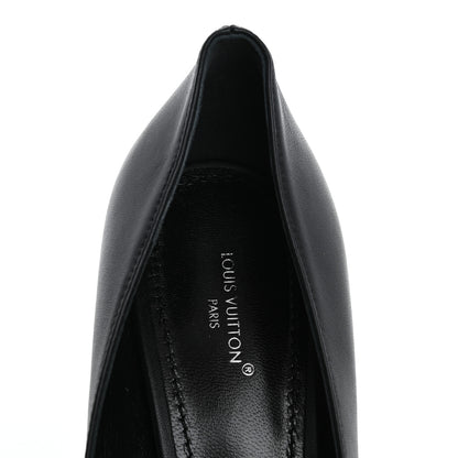 Louis Vuitton Lambskin Sparkle Pumps 38.5 Black 8 of 10