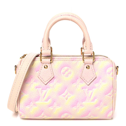 Louis Vuitton Empreinte Monogram Summer Stardust Nano Speedy Pink 1 of 10