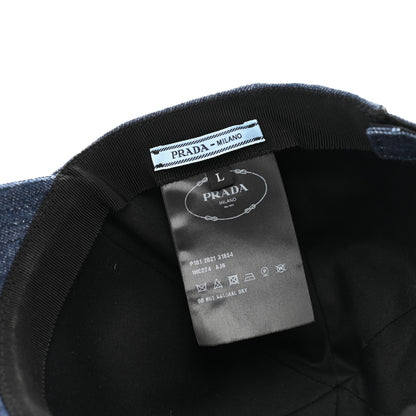 Prada Denim Womens Baseball Cap L Navy 8 of 9