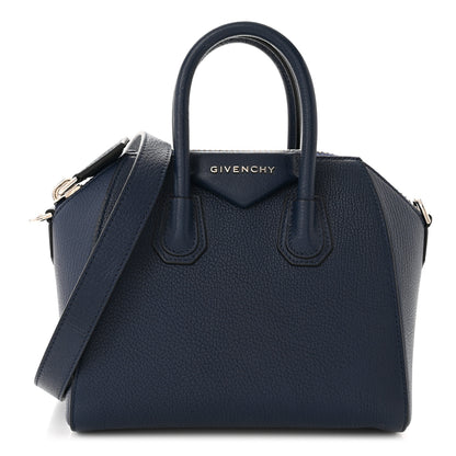 Givenchy Sugar Goatskin Mini Antigona Night Blue 1 of 10