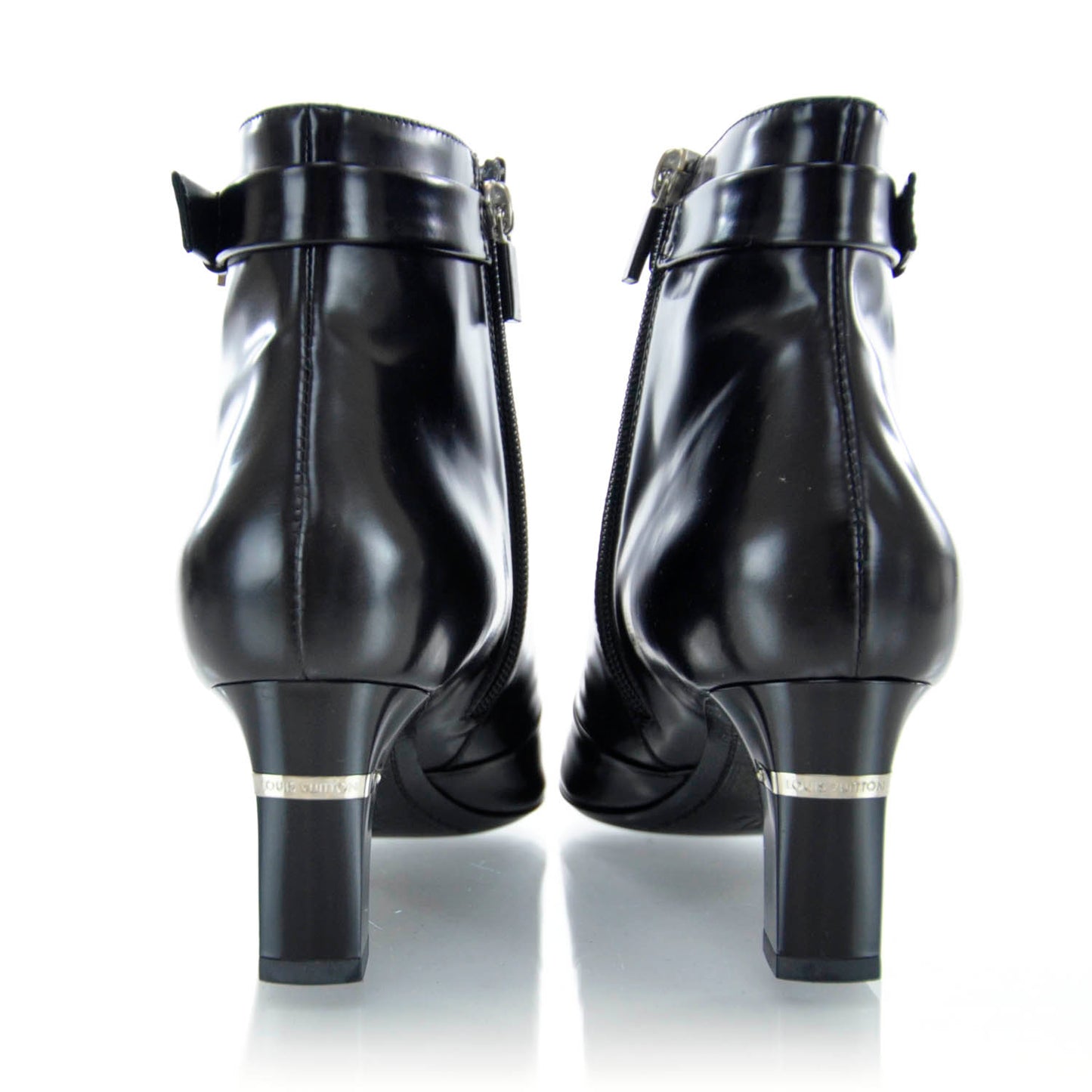 Veau Glace Ankle Boots 38.5 Black