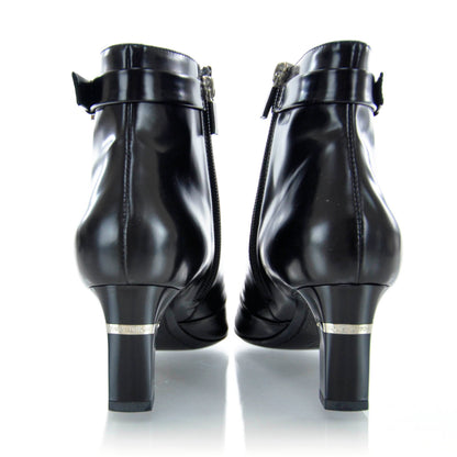 Louis Vuitton Veau Glace Ankle Boots 38.5 Black 3 of 9