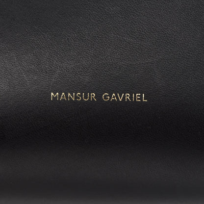 Mansur Gavriel Vegetable Tanned Calfskin Mini Bucket Bag Black Flamma 6 of 10