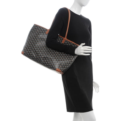 Goyard Goyardine Artois MM Black Gold 2 of 7