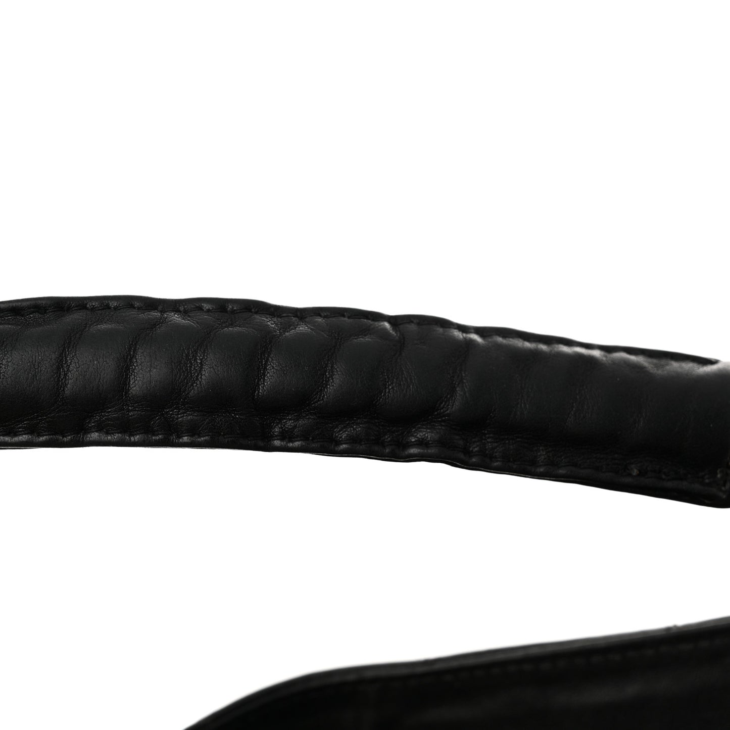 Lambskin Quilted Shoulder Bag Black