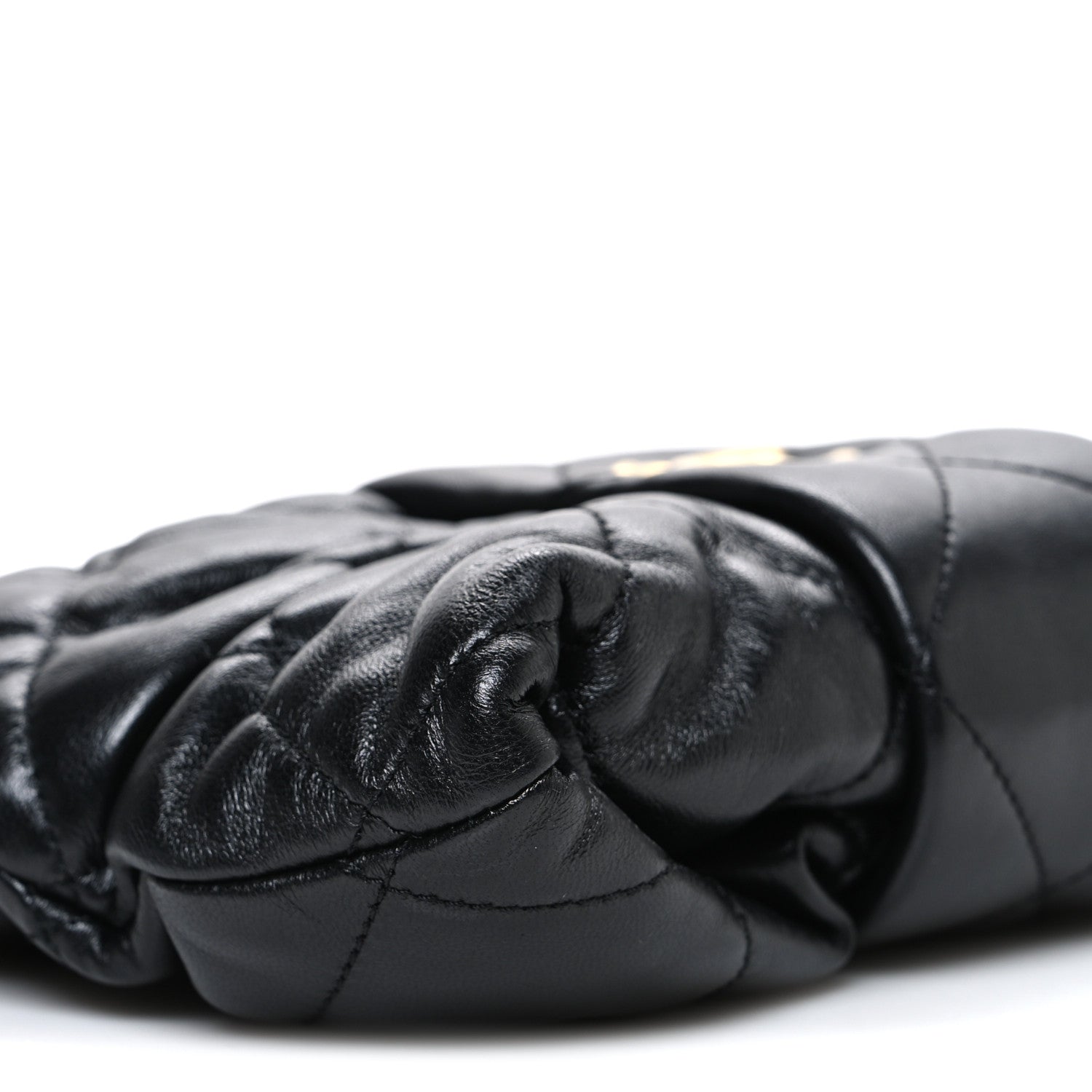 Chanel Lambskin Quilted Mini Bow Bag Black 9 of 10