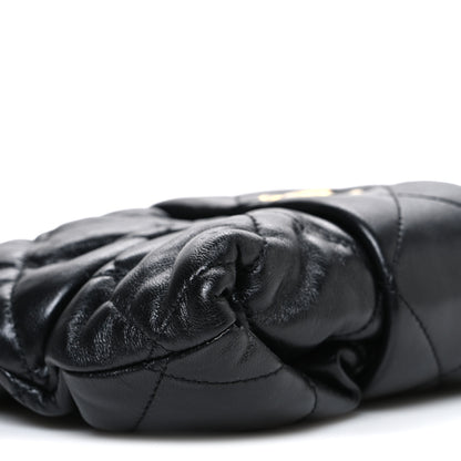 Chanel Lambskin Quilted Mini Bow Bag Black 9 of 10
