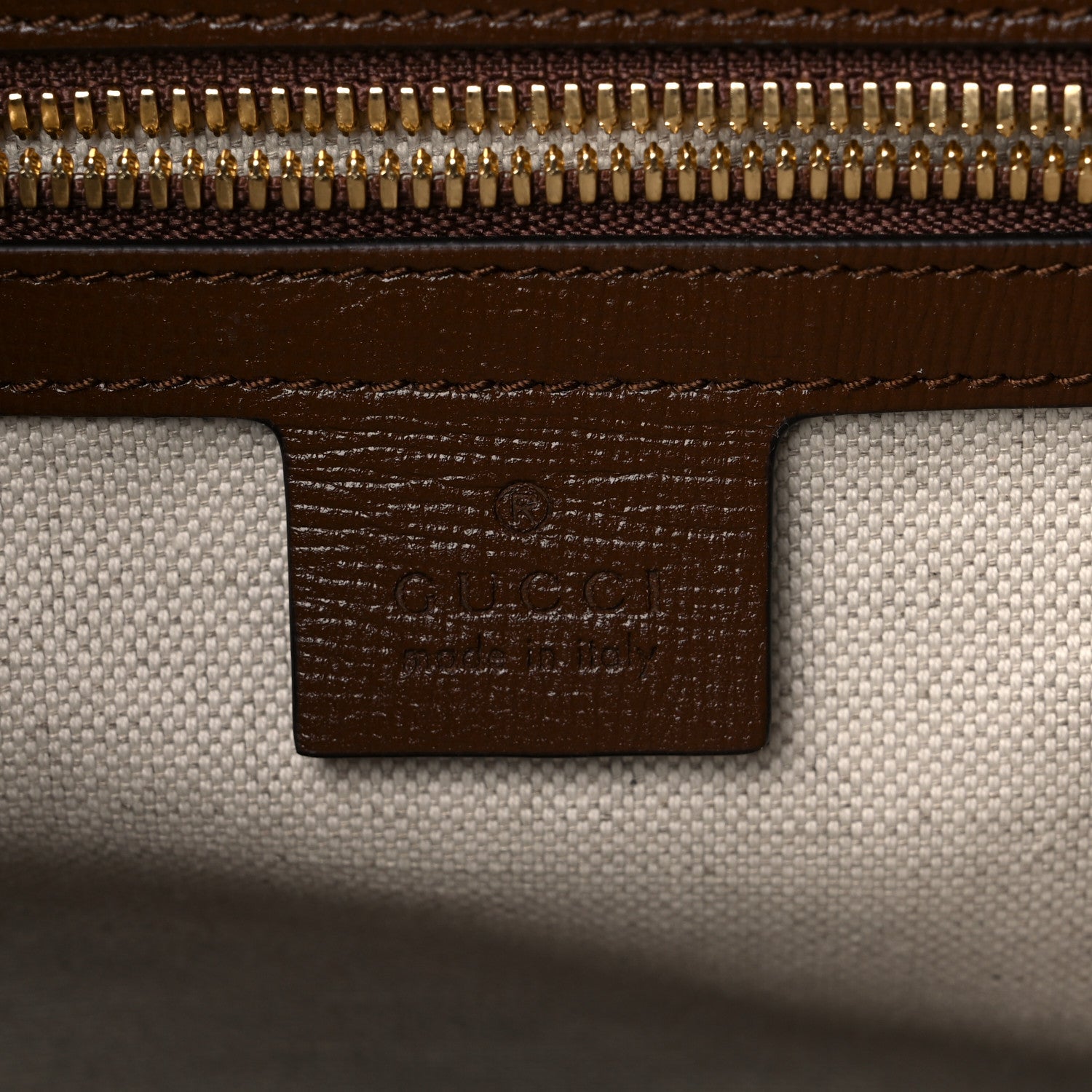 Gucci GG Supreme Monogram Calfskin Horsebit 1955 Single Buckle Backpack Beige Brown Sugar 6 of 10