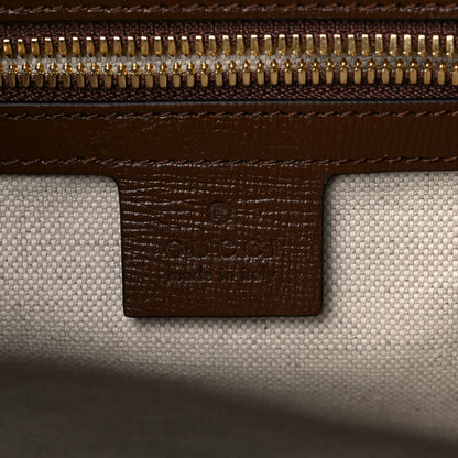 Gucci GG Supreme Monogram Calfskin Horsebit 1955 Single Buckle Backpack Beige Brown Sugar 6 of 10